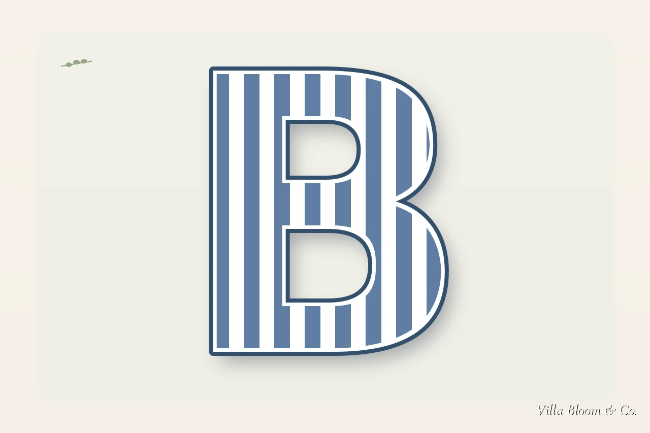 Buchstabenkissen nähen – Namenskissen im Landhausstil