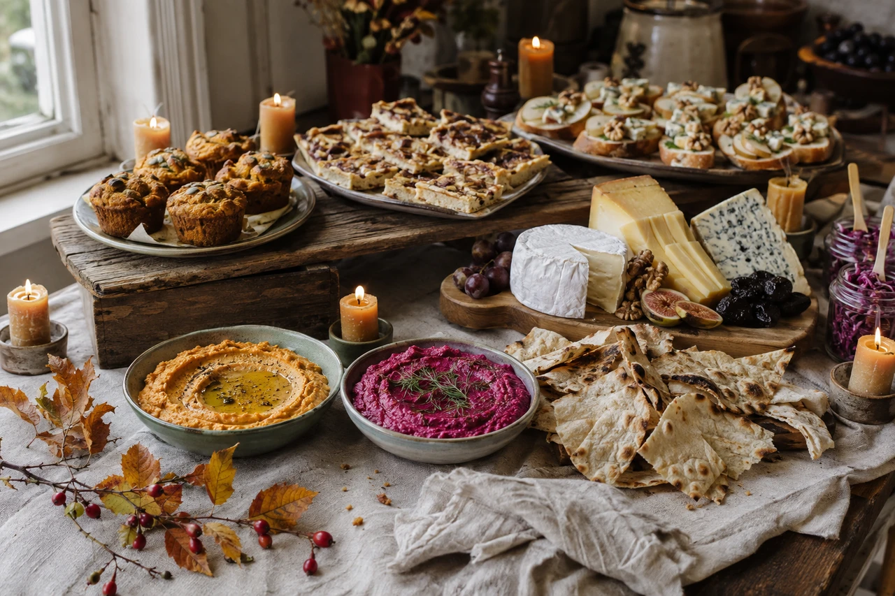 Autumn Party Food: A Buffet That's Ready Before the Doorbell