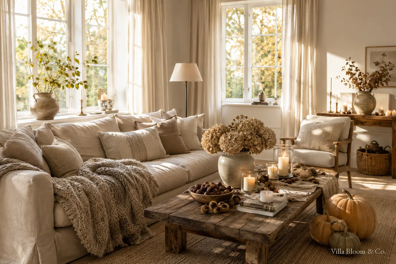 Herbstdeko im Landhausstil