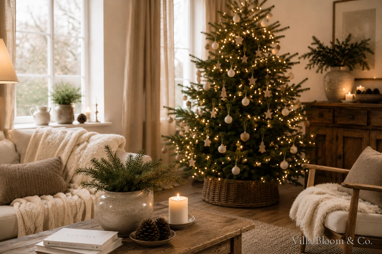 Weihnachtsdeko im Landhausstil